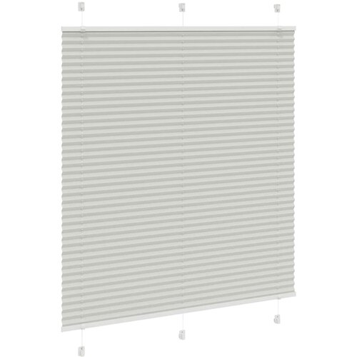  Plisirana roleta svijetlosiva 115x150 cm &amp;scaron;irina tkanine Slike