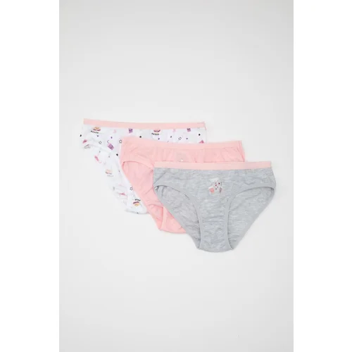 Defacto Girl's 3-Piece Slip Panties