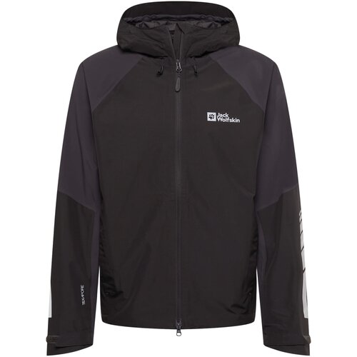 Jack Wolfskin Sportska jakna tamo siva / crna / bijela Cijene