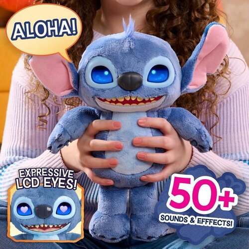Disney Stitch Interaktivna pli&amp;scaron;ana igračka Stitch Disney 30cm Slike