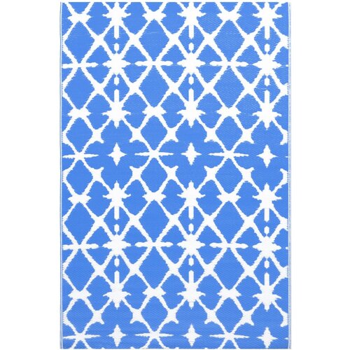 Maison Chic Zunanja Preproga, Rug modra in bela 190x290 cm PP, (22122706) Cene
