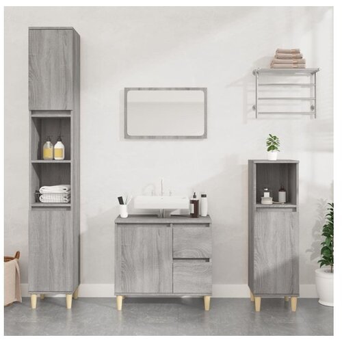  Kupaonski ormarić boja hrasta 30x30x190 cm konstruirano drvo Cijene