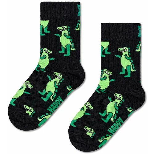 Happy Socks Dječje čarape Kids Inflatable Dino Sock boja: crna