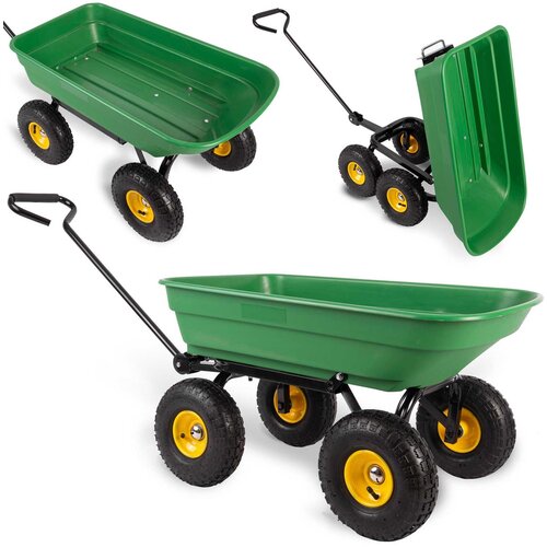 Humberg 52L Garden Tipper Cart with 200 kg Load Capacity, (21740769) Cene
