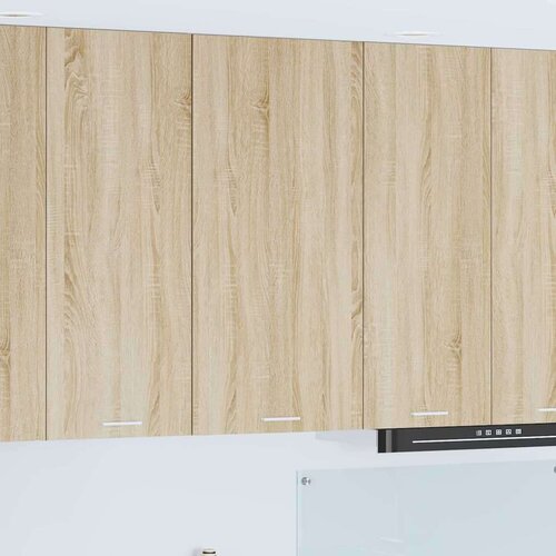 vidaXL viseći ormarić riga sonoma hrast i bijela 50 x 31 x 100 cm Cijene