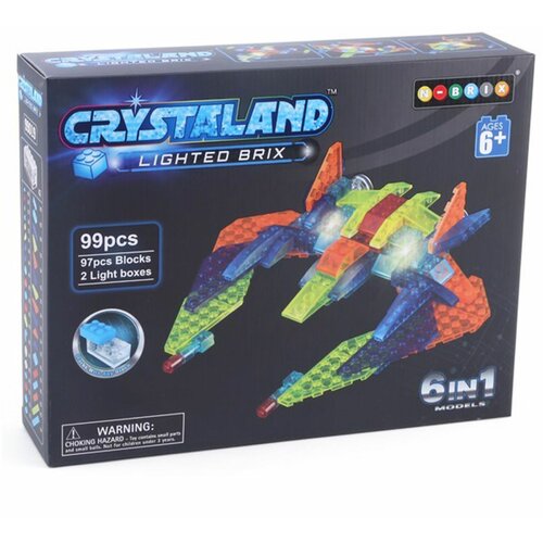 Crystaland kocke svemirski brod 6 u 1 966000 Cene
