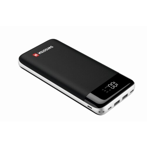 Swissten black core power bank 30000 mah microusb / usb-c / lightning / qualcomm 3.0 power bank Cene