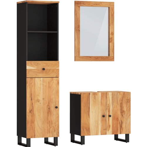 vidaXL Kopalni&scaron;ka garnitura 3-delna trden akacijev les, (20798166) Cene