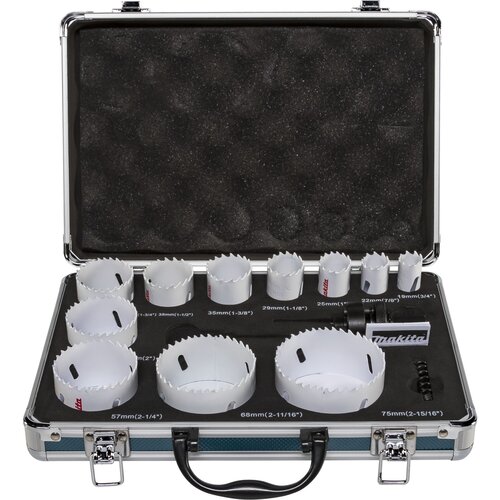 Makita D-47298 BIM Hole Saw Set 14 pieces Slike