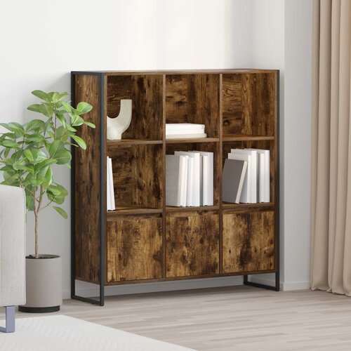 Ormarić za knjige 2 pcs Dimni hrast 99,5 x 30 x 108 cm Cene