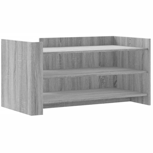 Maison Chic Klubska mizica - kavna mizica - Nizka mizica siva sonoma 100x50x50 cm inženirski les, (21752955) Slike