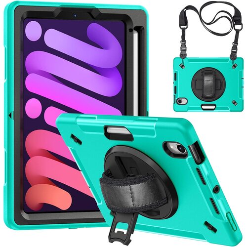 JTech Ohi&scaron;je za iPad Mini 6 2021 8,3" s stojalom in naramnico zeleno, (22025884) Cene