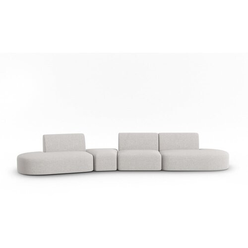 Milo Casa Svijetlo siva sofa od &amp;scaron;enila s lijevim kutom 428 cm Paolo &amp;ndash; Slike