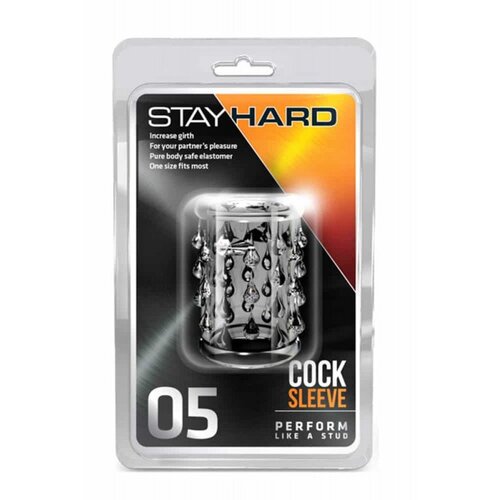 Blush Stay Hard - penis prsten s kuglicama (prozirni) Cijene