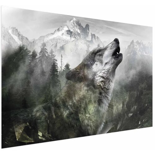  Plakat - Howling Wolf 90x60 Bez okvira Cene