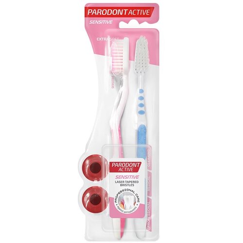 Paradont Active Četkica za zube Sensitive Extra Soft 2in1 Cene