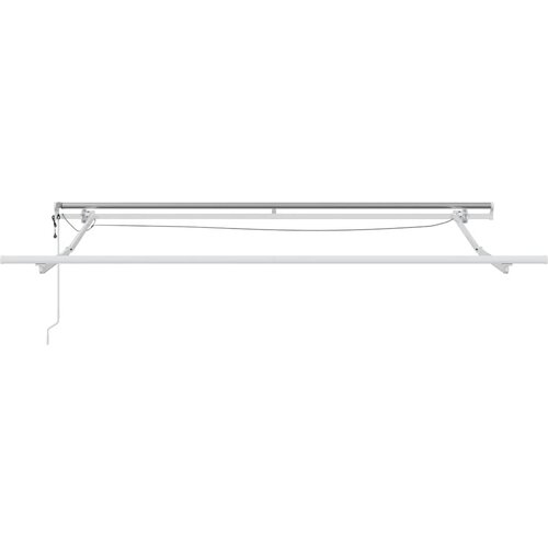  Skrovita tenda S LED lampica Bež 300 x 250 cm Poliester i metal Slike