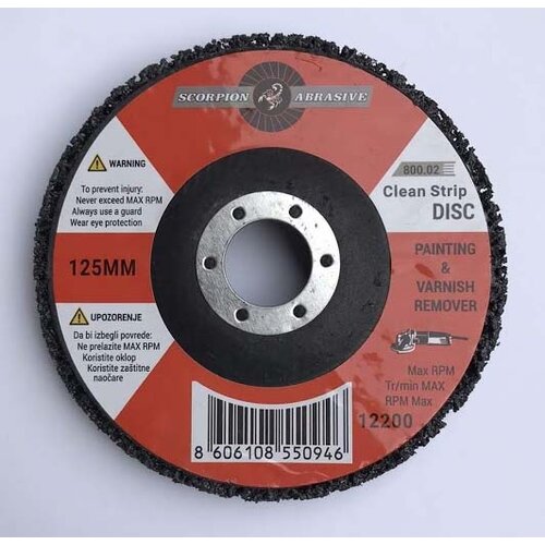 Scorpion Abrasive Disk za skidanje rđe i farbe 64117149607201 Slike