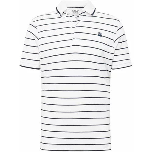 Burton Menswear London Majica mornarsko plava / bijela