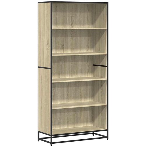 Maison Chic Knjižna omara - Knjižni regal sonoma hrast 80,5x35x170,5 cm inženirski les, (21725563) Slike