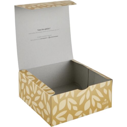 Avril Empty Box - Large - Yellow Leaves Slike