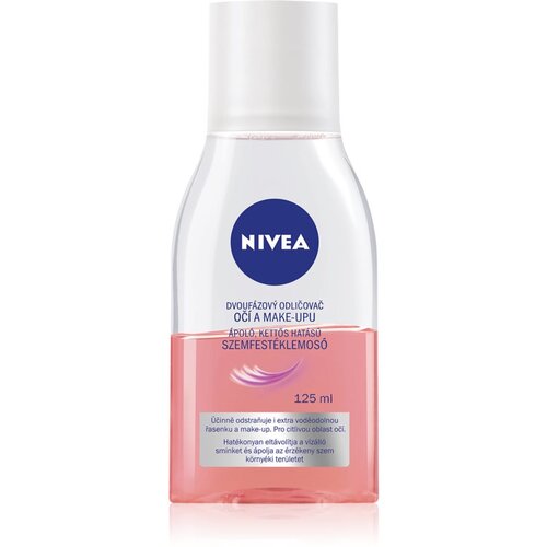 Nivea gentle caring dvofazni odstranjivač šminke za oči i lice 125 ml za žene Cene