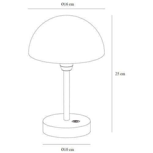 Nordlux LED prigu&amp;scaron;iva punjiva stona lampa ELLEN LED/2,8W/3,7V IP44 zelena Slike