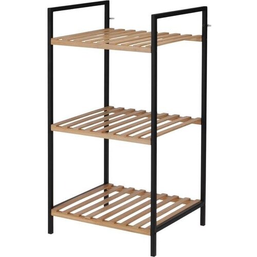 Excellent Houseware kupaonski regal s 3 bambusove police 38 &amp;times; 32,5 &amp;times; 70 cm Slike