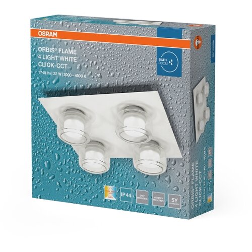 Osram LED plafonsko svetlo za kupatilo ORBIS FLAME 4xLED/5,5W/230V IP44 belo Slike