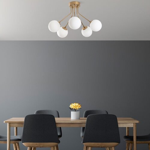 Opviq Orıon - 13961 gold chandelier Cene