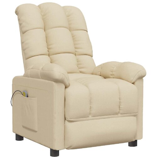 Maison Chic Masažni stol - Relax naslanjač krem blago, (22134519) Cene