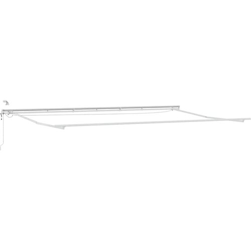  Skrovita tenda &amp;Scaron;areni 600 &amp;times; 300 cm Poliester i metal Slike
