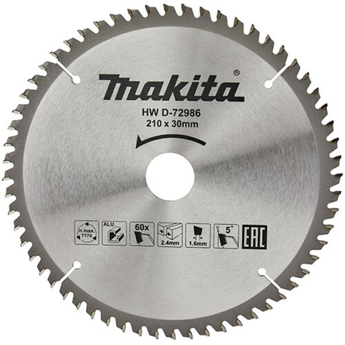 Makita KROŽNA ŽAGA ZA ALUMINIJ 210x30x60z ECONOMY, (21386749) Cene