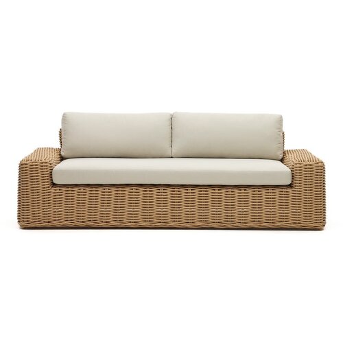 Kave Home Krem vrtni kauč od umjetnog ratana Portlligat - Cijene