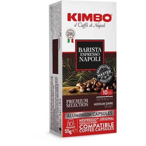 KIMBO Kapsule za kafu Barista ALU Nespresso Napoli, 10 komada Slike