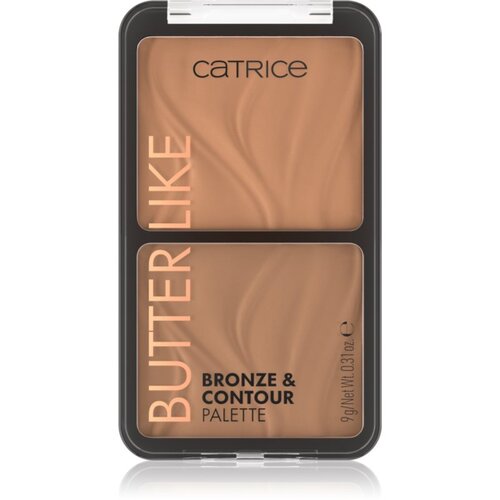 Catrice Butter Like Bronze &amp;amp; Contour paleta za konturiranje s bronzerom nijansa 010 Born To Shape 9 g Slike