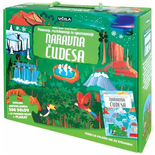 Učila Naravna čudesa - knjiga in sestav. Slike
