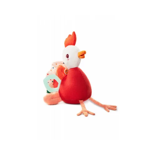 Lilliputiens – kokoška Paulette – plišasta igrača z aktivnostmi
