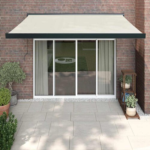 Tenda na uvlačenje krem 3,5 x 2,5 m od tkanine i aluminija Cijene