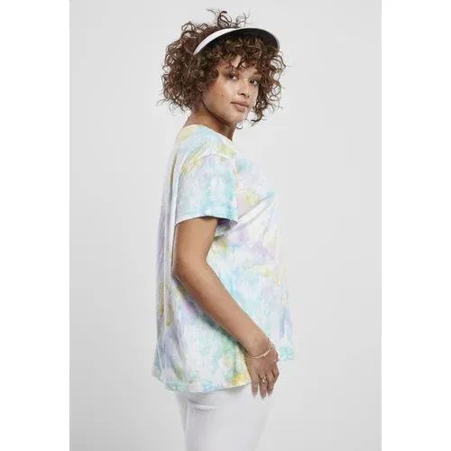 Urban Classics Ladies Tie Dye Boyfriend Tee Pastel