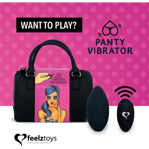 Feelztoys stimulator hlač braguita s črnim daljinskim upravljalnikom, (21079313) Slike
