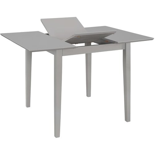 Maison Chic Raztegljiva Jedilna miza - Kuhinjska miza - Jedilni stol MDF (80-120)x80x74 cm siva, (21715358) Slike