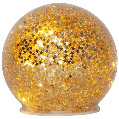Eglo 411344 - LED božićna dekoracija STAR FALL, 10xLED, napajanje 2xAA, prečnik 10 cm, zlatna Cene
