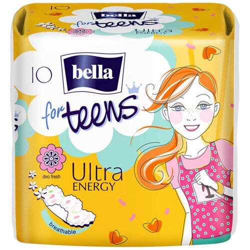 Bella Teens Ultra Energy higijenski ulošci 10 komada Slike