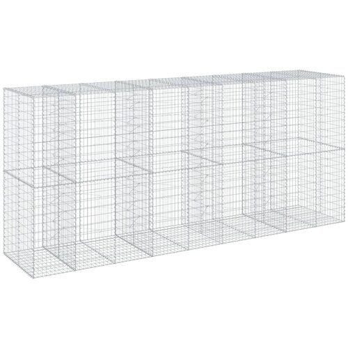  Gabionska ko&amp;scaron;ara s poklopcem 450x100x200 cm pocinčano željezo Slike