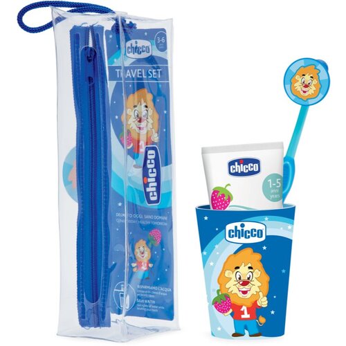 Chicco Travel Set set njege za zube Blue 3 y+ 1 kom Cijene