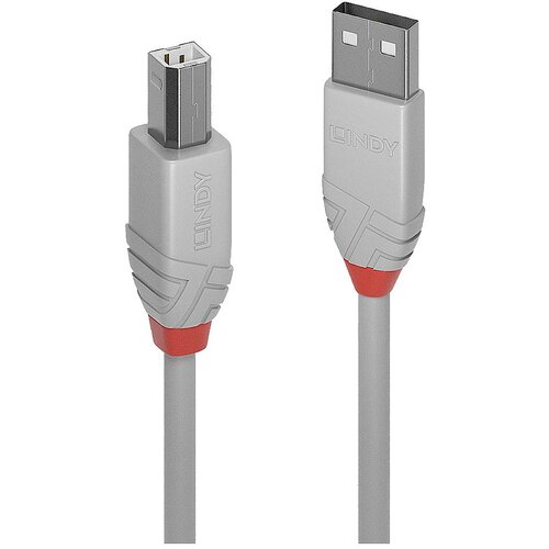 Lindy USB kabel USB 2.0 USB-A vtič\, USB-B vtič 1.00 m siva 36682, (20417420) Cene