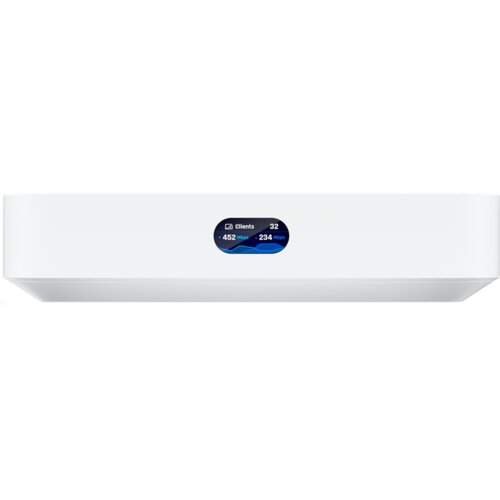 Ubiquiti Compact UniFi Cloud Gateway with a full suite of advanced routing and security features:Runs UniFi Network for full-stack network management;Manages 30+ UniFi devices and 300+ clients;1 Gbps routing with IDS/IPS; Multi-WAN load balancing - UCG-UL Cene