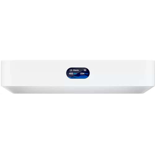 Ubiquiti Compact UniFi Cloud Gateway with a full suite of advanced routing and security features:Runs UniFi Network for full-stack network management;Manages 30+ UniFi devices and 300+ clients;1 Gbps routing with IDS/IPS; Multi-WAN load balancing - UCG-UL