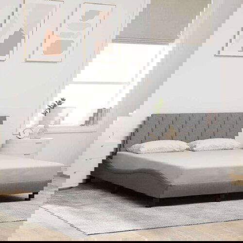  Posteljni okvir brez vzmetnice taupe 120x200 cm blago, (21670789) Cene